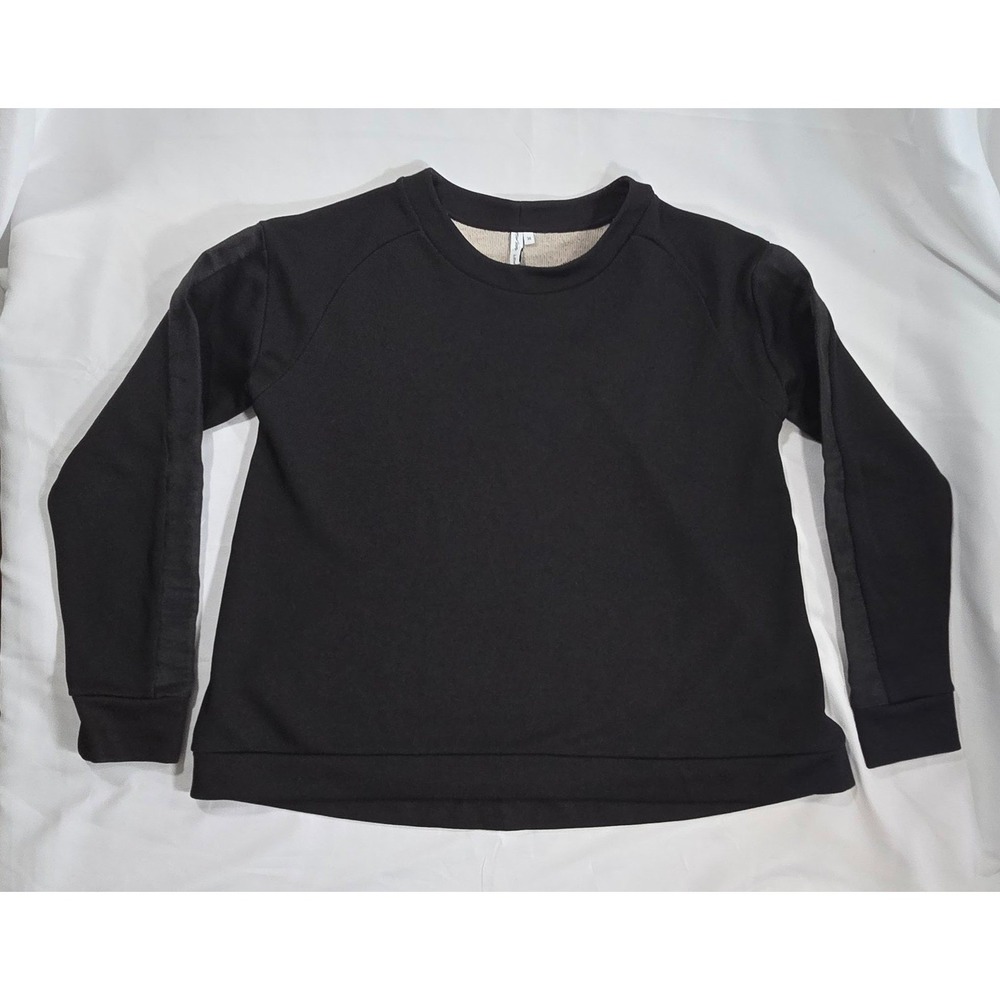 MENS LEGENDARY OUTFITTERS solid deep blue cotton poly‎ thermal pullover M Medium